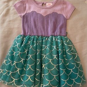 Disney Princess Lavender Knit Top Dress. Size 2